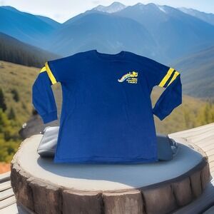 marvel thor love and thunder our universe t shirt mens Small blue new asgard